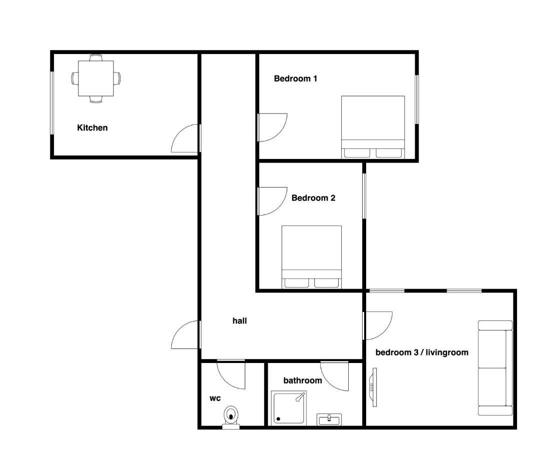Lacplesa Downtown New 2-Bedroom Apartment Riga Esterno foto